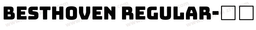 Besthoven Regular字体转换